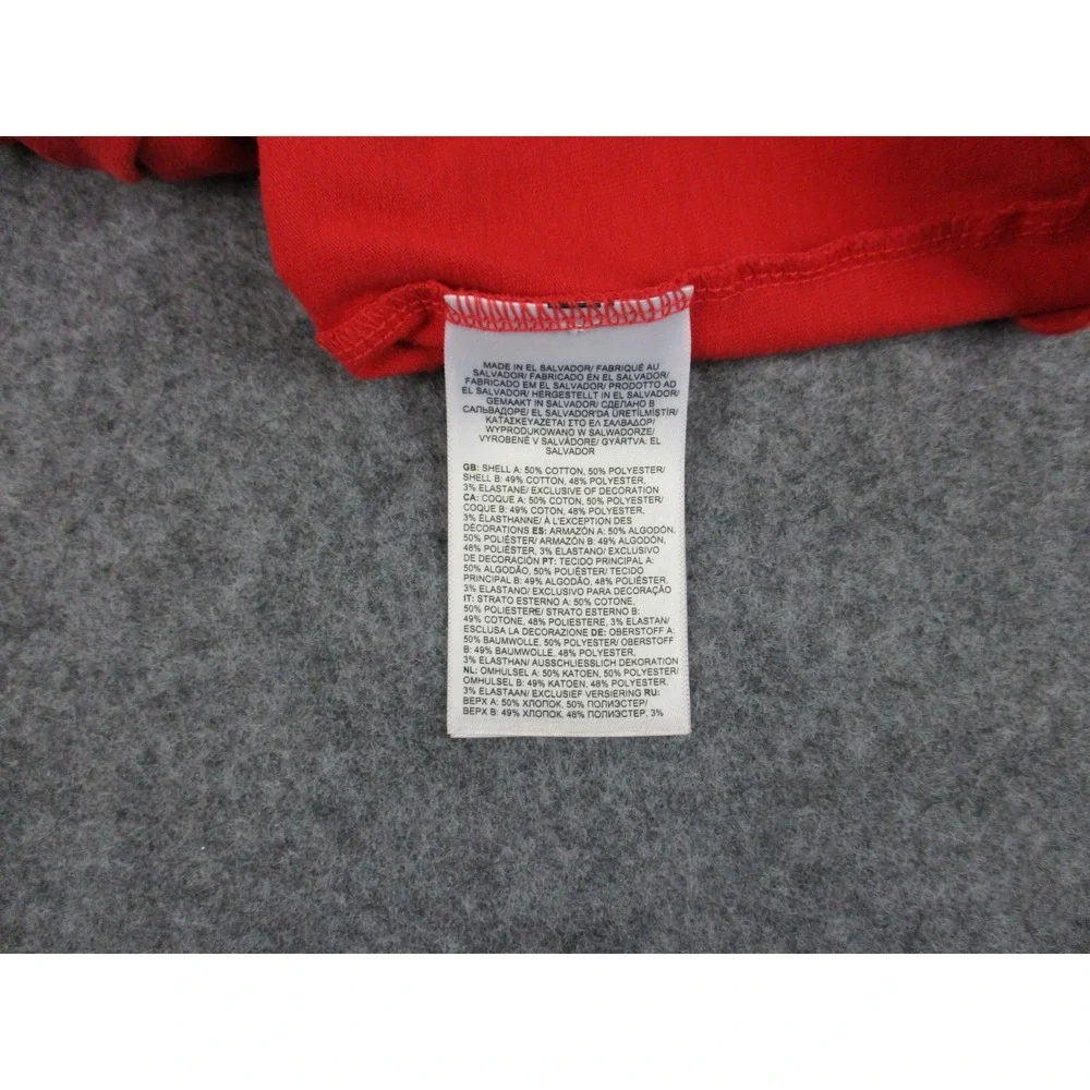 North Face Shirt Mens Large Red Year Of The Tiger Long Sleeve Hiking Crew Neck